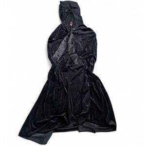 Hooded velour Cape